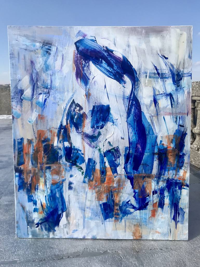 Original Abstract Expressionism Abstract Painting by Michelle Hold