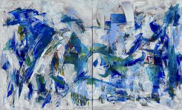 Original Abstract Expressionism Abstract Paintings by Michelle Hold