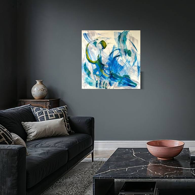 Original Abstract Expressionism Abstract Painting by Michelle Hold