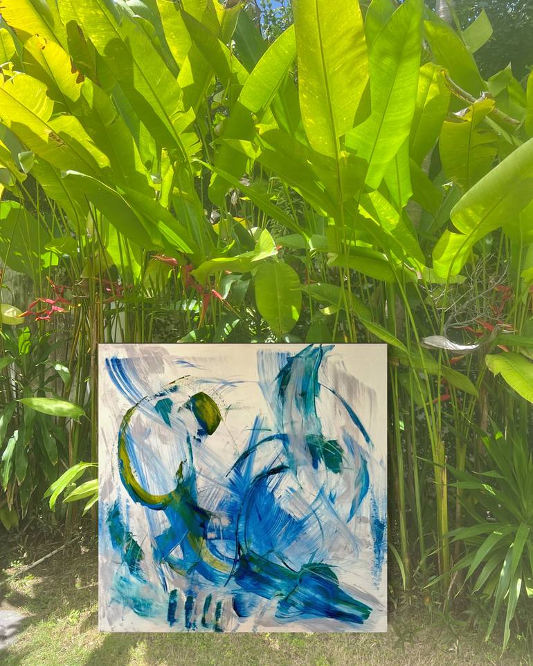 Original Abstract Expressionism Abstract Painting by Michelle Hold