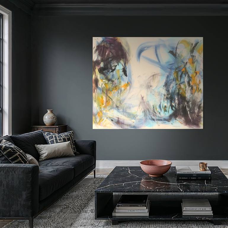 Original Abstract Expressionism Abstract Painting by Michelle Hold