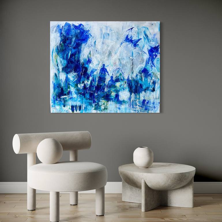 Original Abstract Expressionism Abstract Painting by Michelle Hold