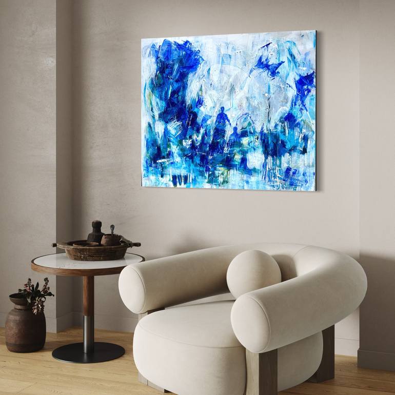 Original Abstract Expressionism Abstract Painting by Michelle Hold