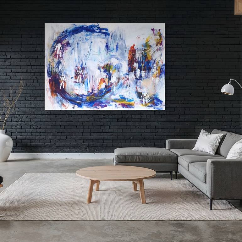 Original Abstract Expressionism Abstract Painting by Michelle Hold