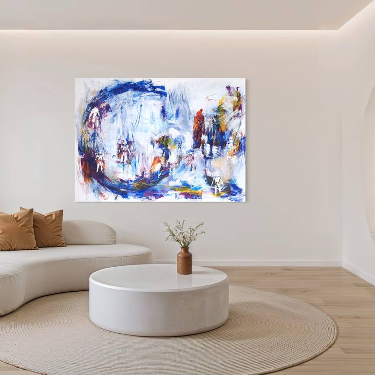 Original Abstract Expressionism Abstract Painting by Michelle Hold