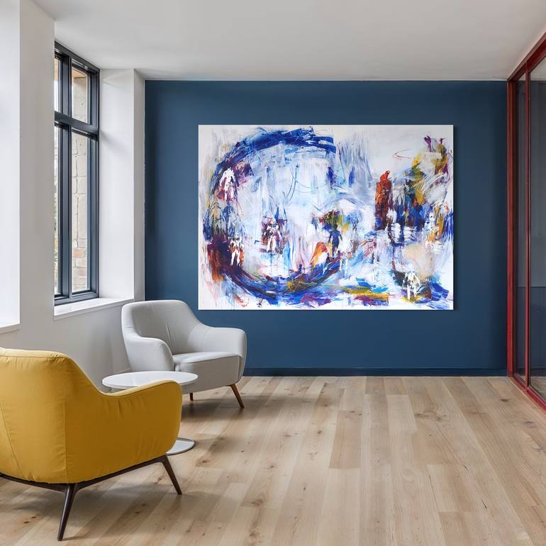 Original Abstract Expressionism Abstract Painting by Michelle Hold