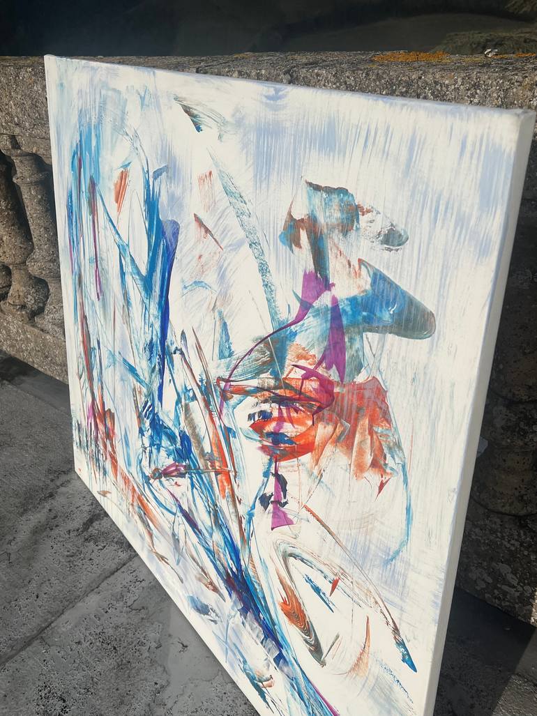 Original Abstract Expressionism Abstract Painting by Michelle Hold