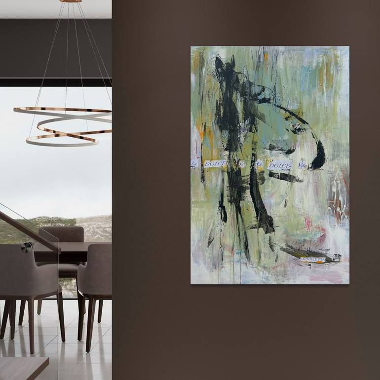 Original Abstract Expressionism Abstract Painting by Michelle Hold