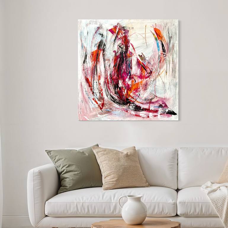 Original Abstract Expressionism Abstract Painting by Michelle Hold
