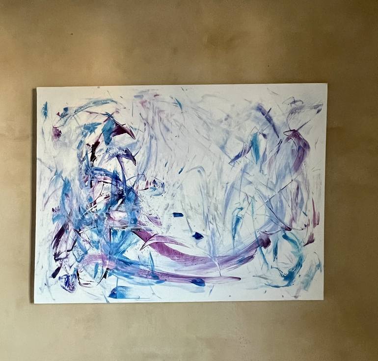 Original Abstract Expressionism Abstract Painting by Michelle Hold