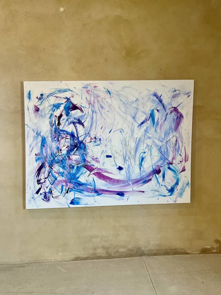 Original Abstract Expressionism Abstract Painting by Michelle Hold