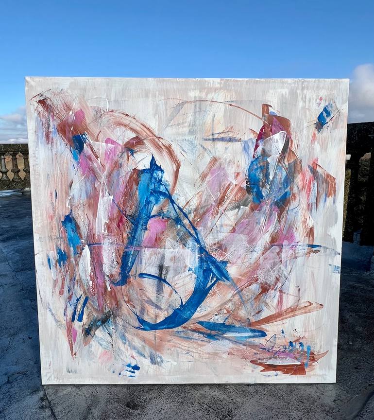 Original Abstract Expressionism Abstract Painting by Michelle Hold