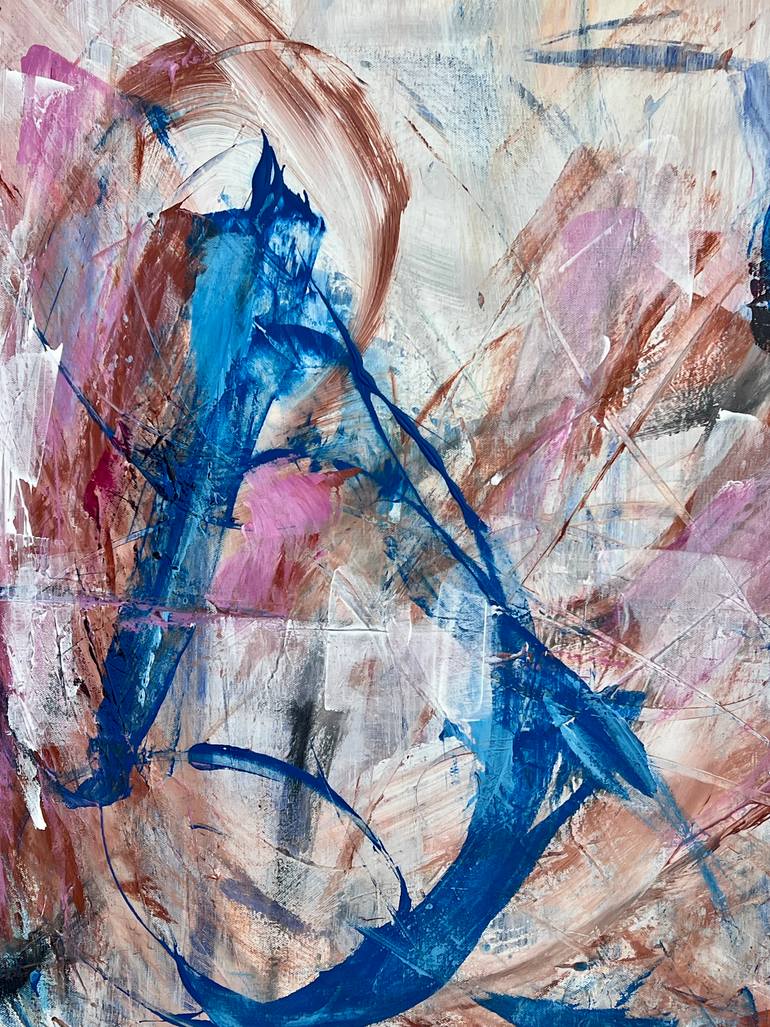Original Abstract Expressionism Abstract Painting by Michelle Hold