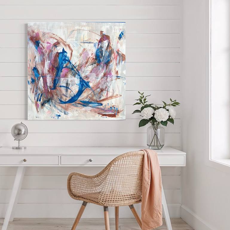 Original Abstract Expressionism Abstract Painting by Michelle Hold
