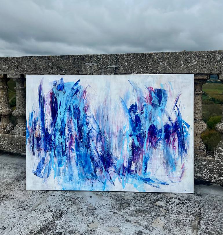 Original Abstract Expressionism Abstract Painting by Michelle Hold