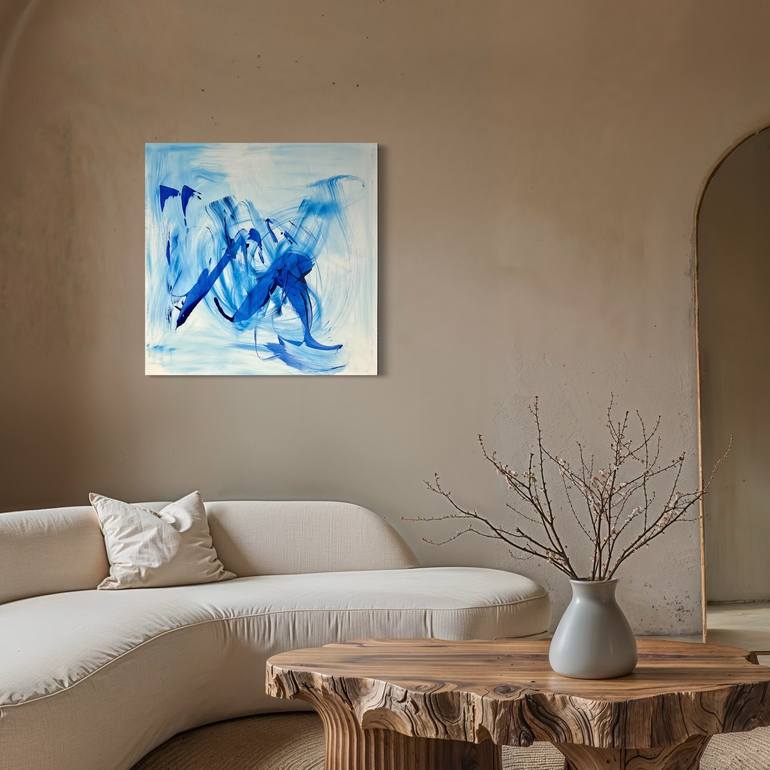 Original Abstract Expressionism Abstract Painting by Michelle Hold