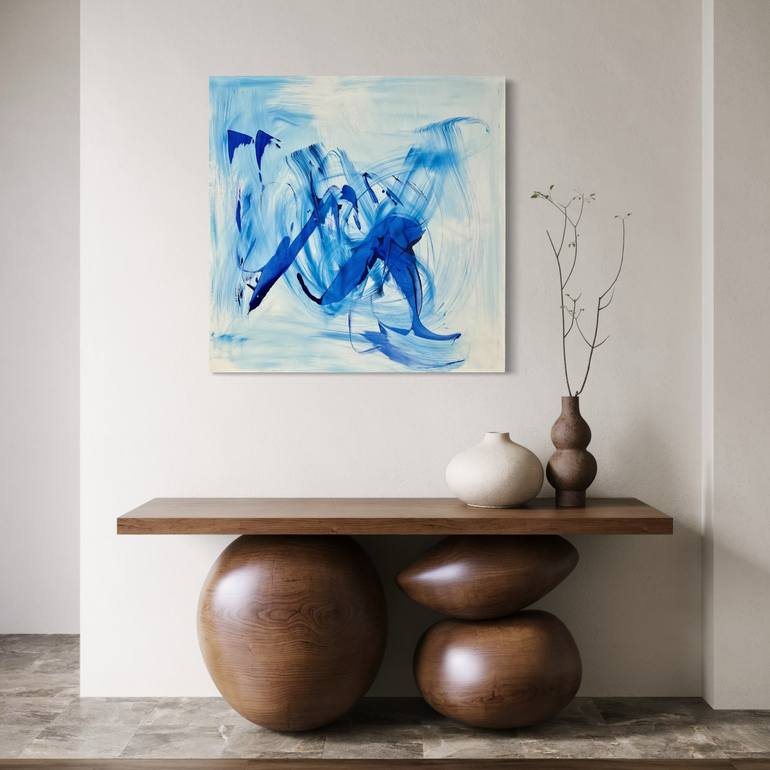 Original Abstract Expressionism Abstract Painting by Michelle Hold