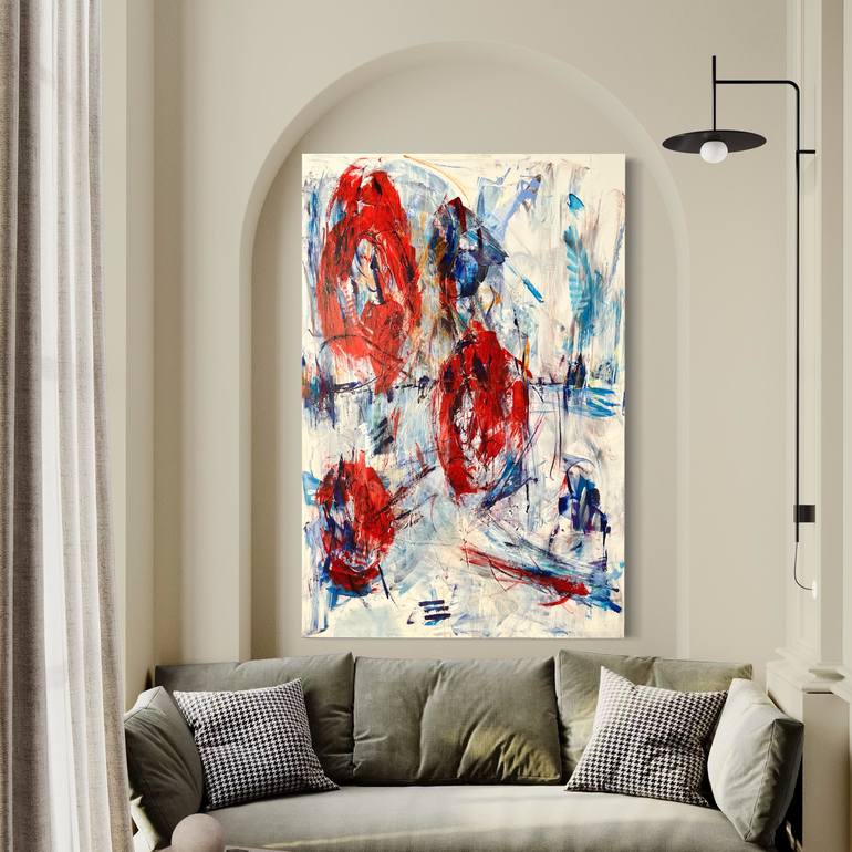 Original Abstract Expressionism Abstract Painting by Michelle Hold