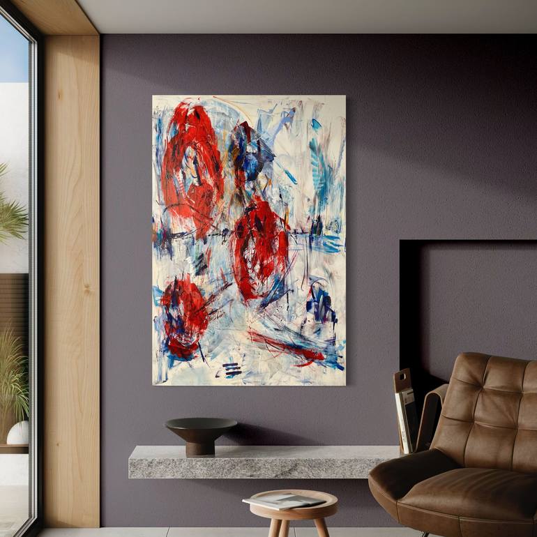 Original Abstract Expressionism Abstract Painting by Michelle Hold