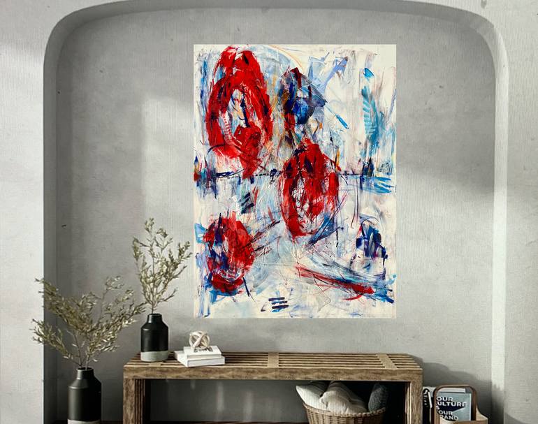 Original Abstract Expressionism Abstract Painting by Michelle Hold