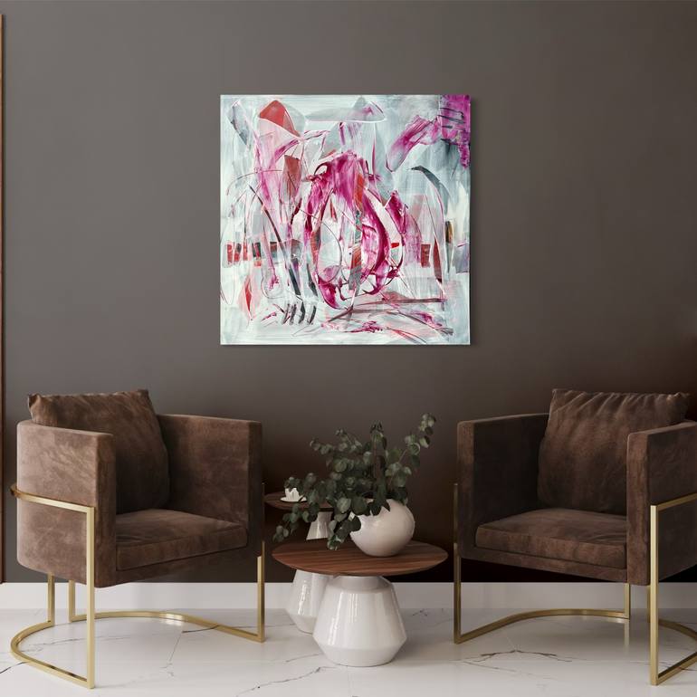 Original Abstract Expressionism Abstract Painting by Michelle Hold