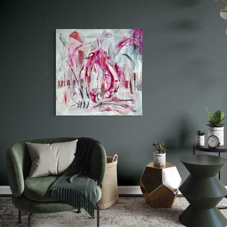 Original Abstract Expressionism Abstract Painting by Michelle Hold