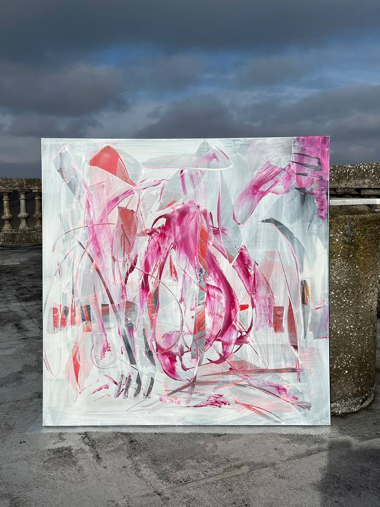 Original Abstract Expressionism Abstract Painting by Michelle Hold