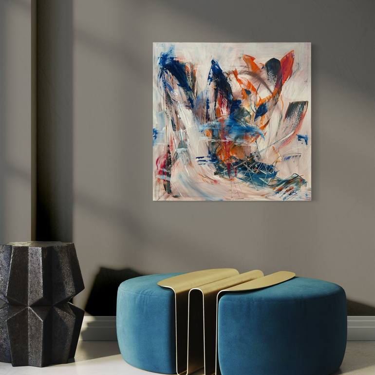 Original Abstract Expressionism Abstract Painting by Michelle Hold