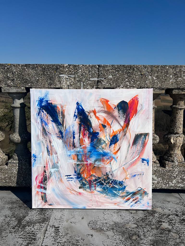 Original Abstract Expressionism Abstract Painting by Michelle Hold