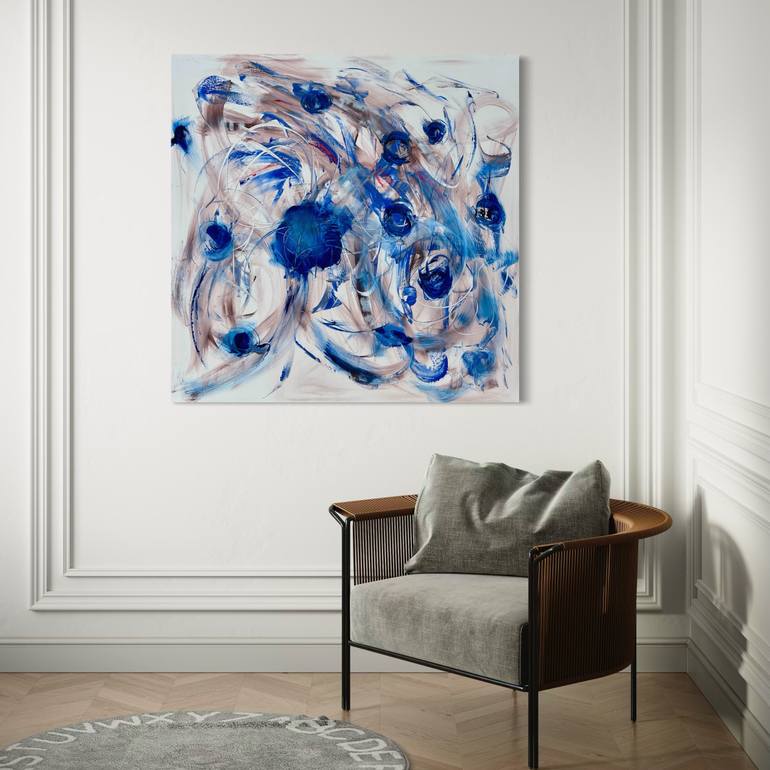 Original Abstract Expressionism Abstract Painting by Michelle Hold