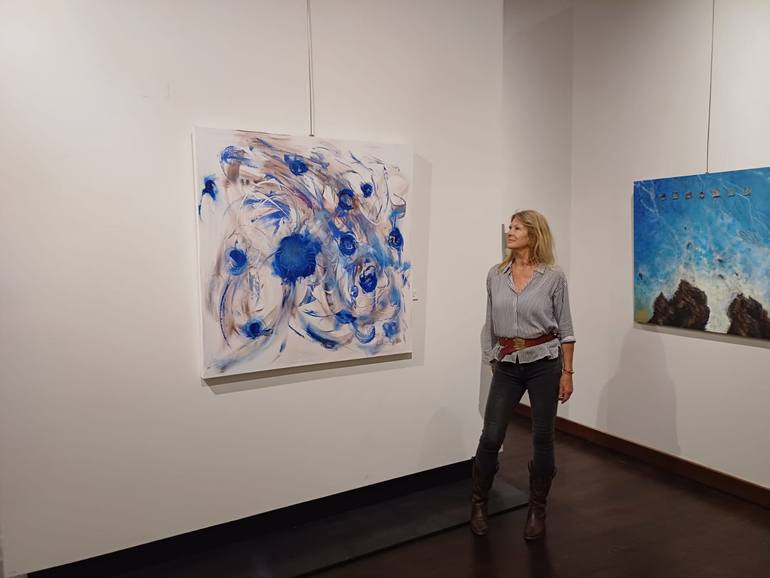 Original Abstract Expressionism Abstract Painting by Michelle Hold