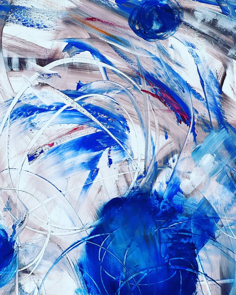Original Abstract Expressionism Abstract Painting by Michelle Hold