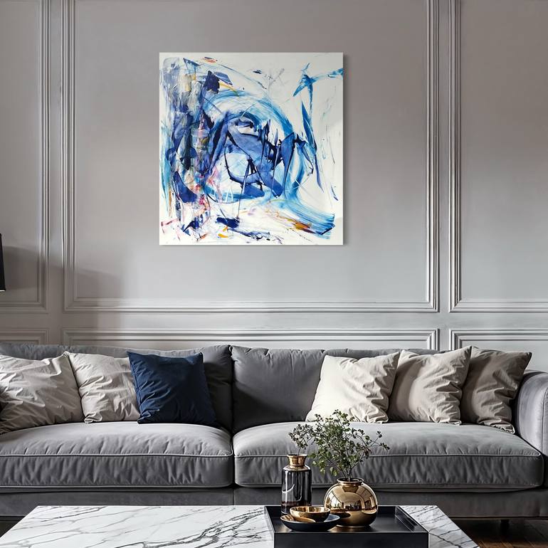 Original Abstract Expressionism Abstract Painting by Michelle Hold