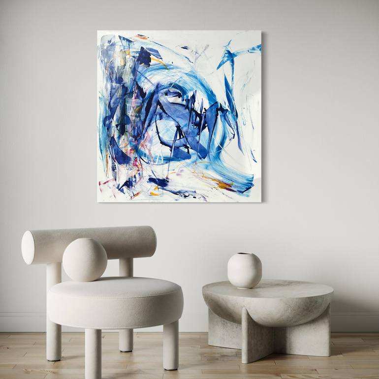 Original Abstract Expressionism Abstract Painting by Michelle Hold