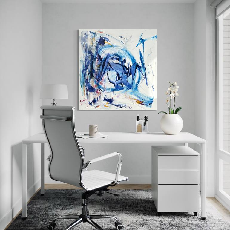Original Abstract Expressionism Abstract Painting by Michelle Hold