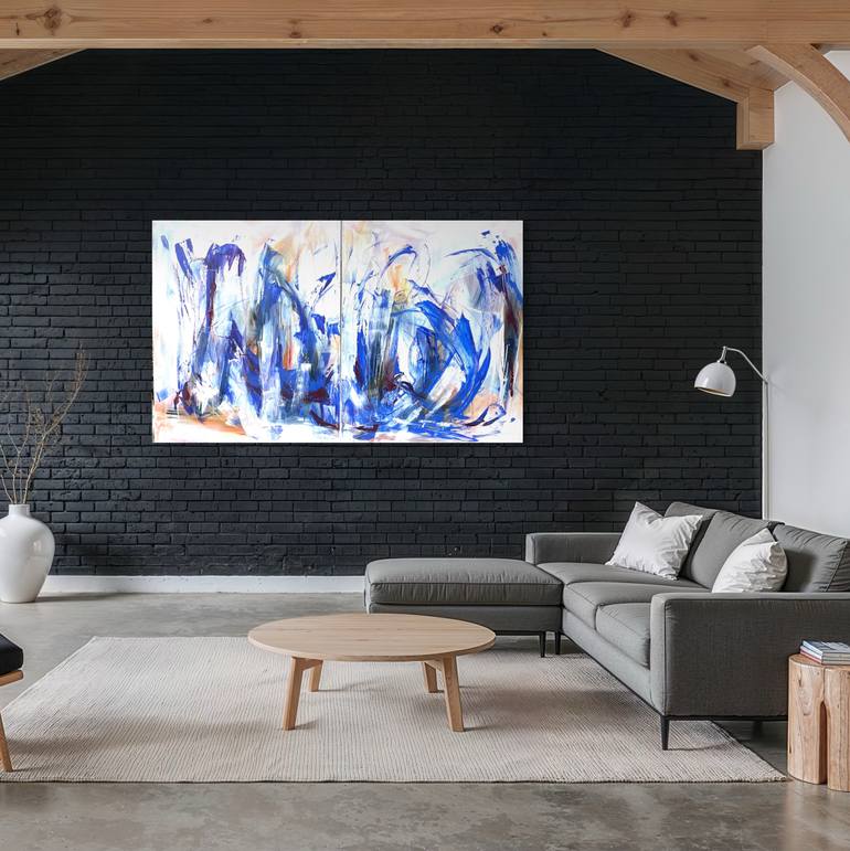Original Abstract Expressionism Abstract Painting by Michelle Hold