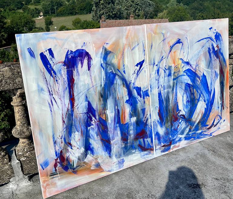 Original Abstract Expressionism Abstract Painting by Michelle Hold