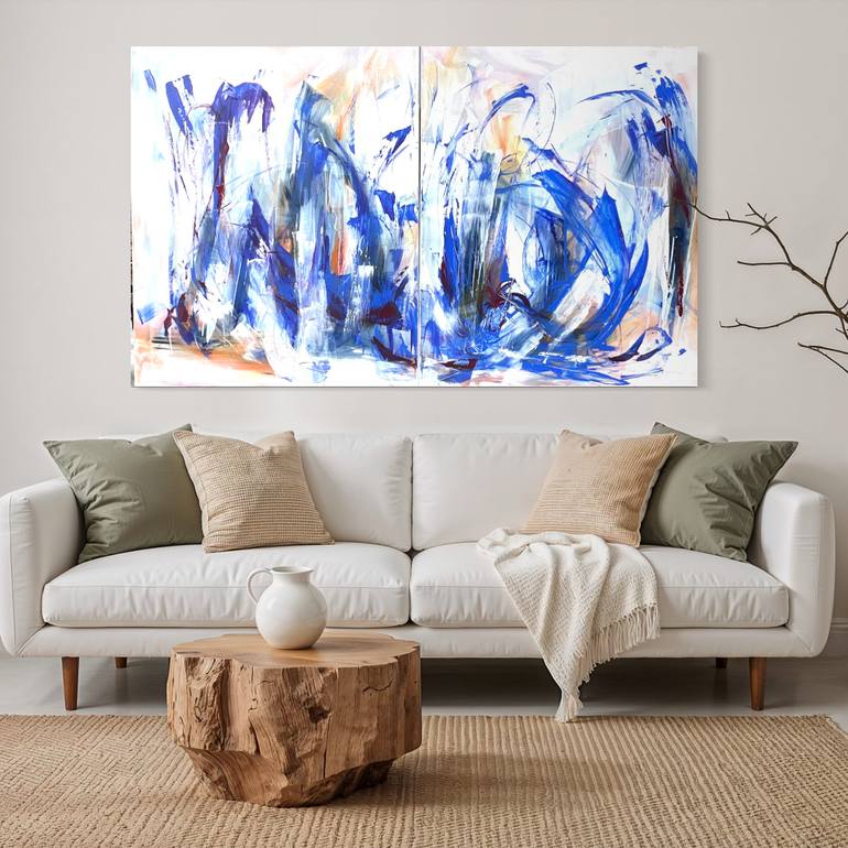 Original Abstract Expressionism Abstract Painting by Michelle Hold