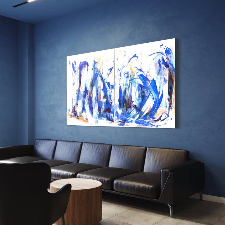 Original Abstract Expressionism Abstract Painting by Michelle Hold