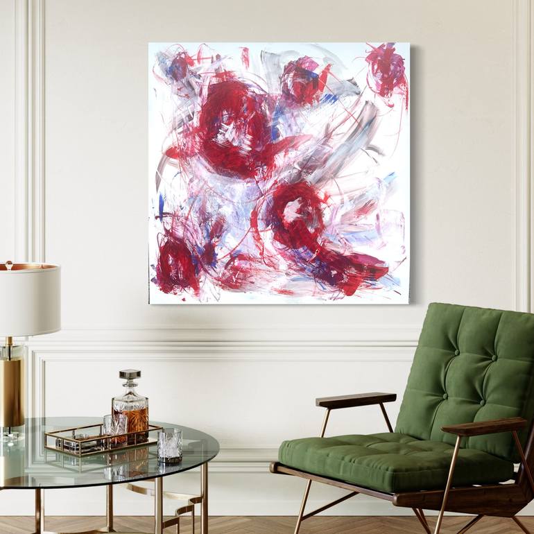 Original Abstract Expressionism Abstract Painting by Michelle Hold