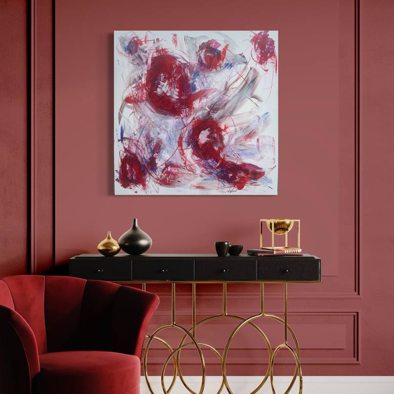 Original Abstract Expressionism Abstract Painting by Michelle Hold