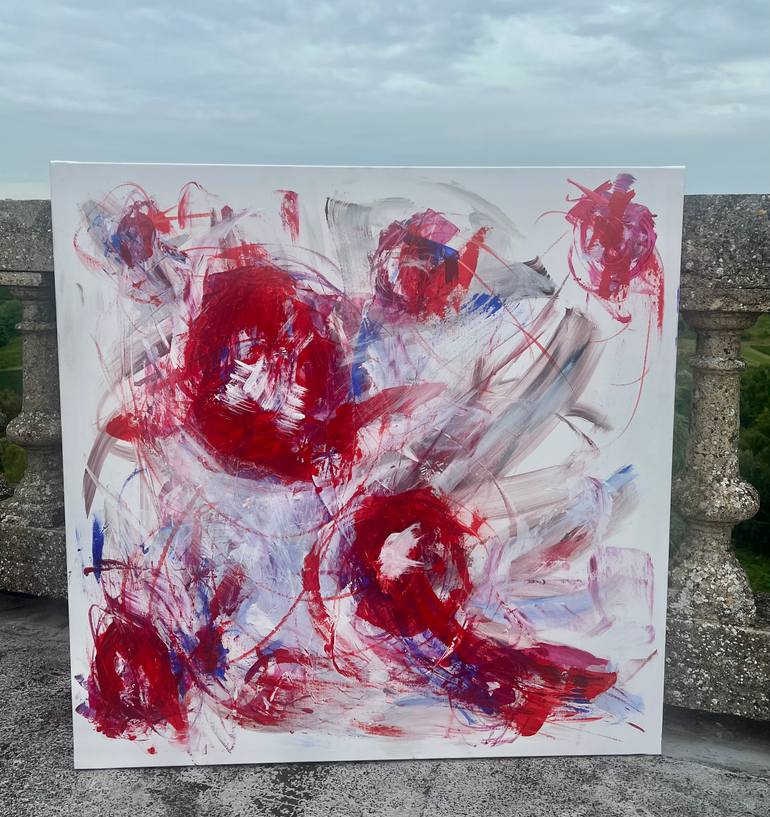 Original Abstract Expressionism Abstract Painting by Michelle Hold