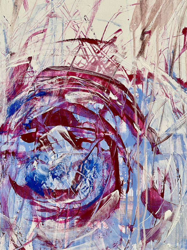Original Abstract Expressionism Abstract Painting by Michelle Hold