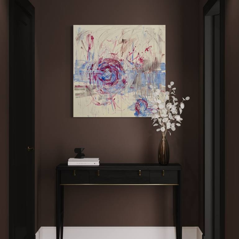 Original Abstract Expressionism Abstract Painting by Michelle Hold