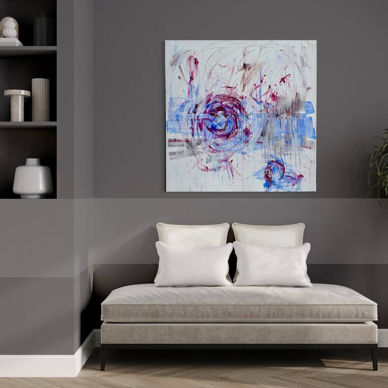 Original Abstract Expressionism Abstract Painting by Michelle Hold