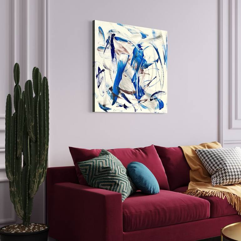 Original Abstract Expressionism Abstract Painting by Michelle Hold