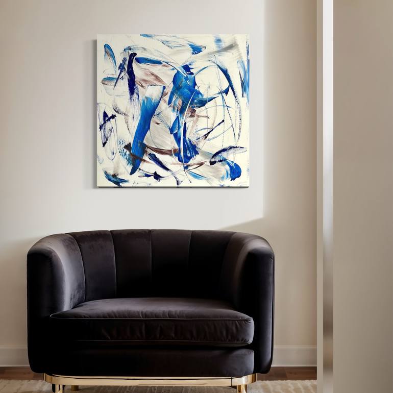 Original Abstract Expressionism Abstract Painting by Michelle Hold