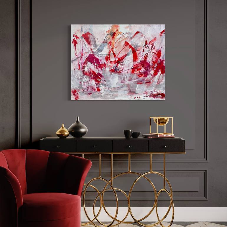 Original Abstract Expressionism Abstract Painting by Michelle Hold