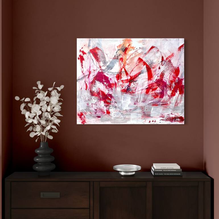 Original Abstract Expressionism Abstract Painting by Michelle Hold