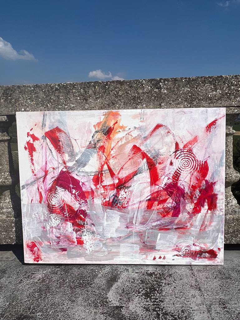 Original Abstract Expressionism Abstract Painting by Michelle Hold